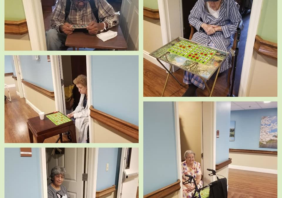 Assisted Living Residents Make the Most of Things While Social Distancing