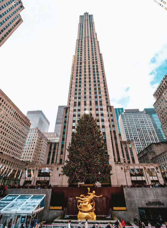 history of the christmas tree in New York City
